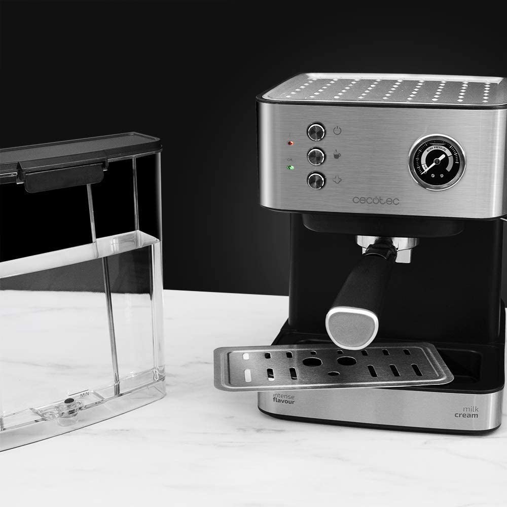 Espressor profesional Cecotec Power Espresso 20 Professionale, 850 W, 20 bar, 1.5 l, indicator luminos