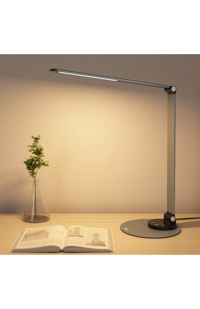 Lampa de birou cu LED TaoTronics TT-DL66, incarcare USB, 6 niveluri de luminozitate - Black