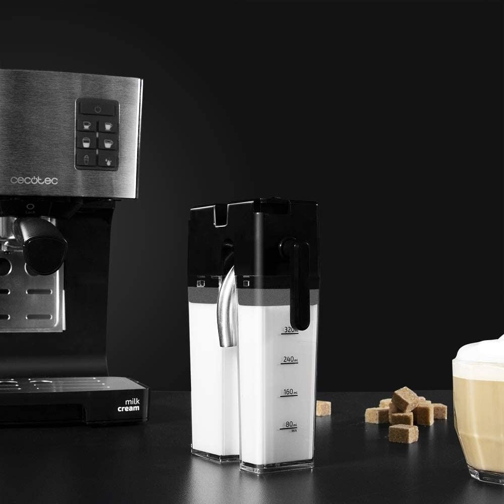 Espressor semi-automat Cecotec Power Instant-ccino 20, 1450 W, 20 bar, 1.4 l, rezervor lapte 400 ml - Resigilat