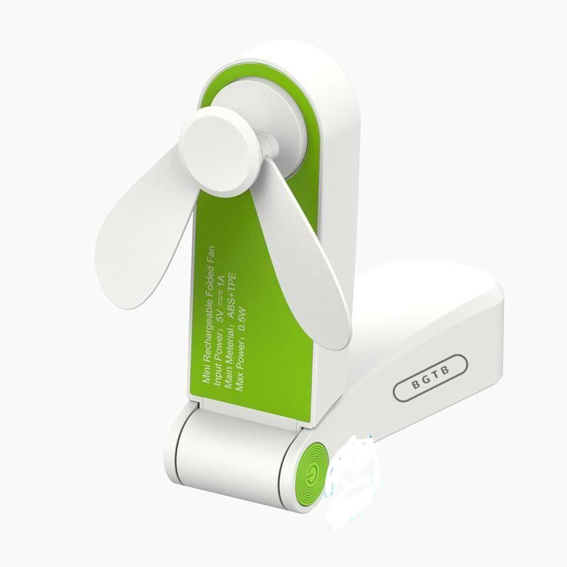 Mini ventilator de buzunar BGTB, verde